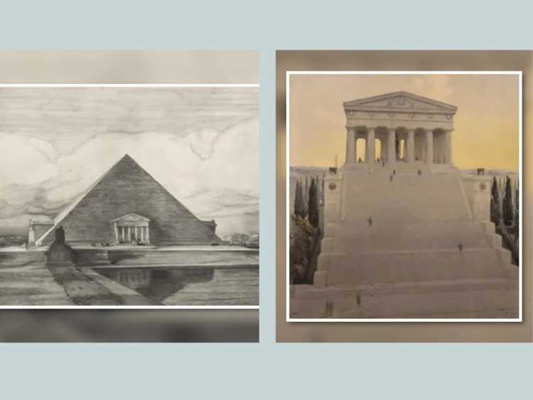 Lincoln memorial old designs