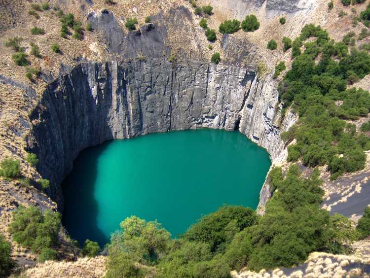 The Big hole Kimberley Mine open pit mine