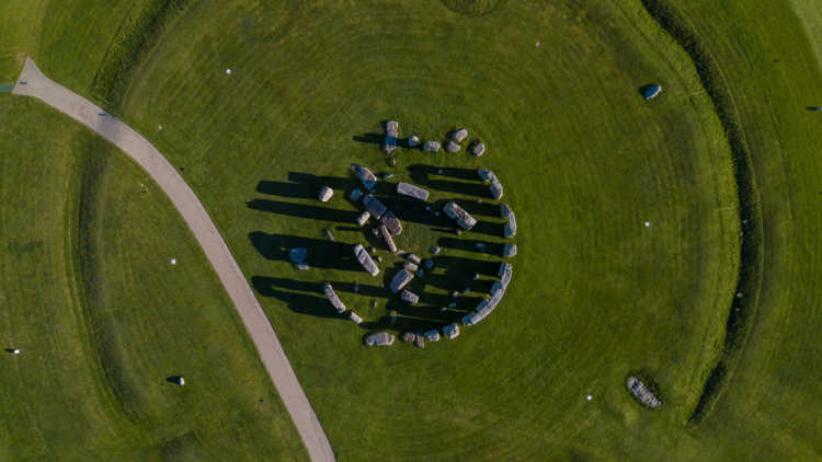 Stonehenge aerial view