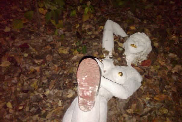 Creepiest Things Found in the Woods Strange Statues