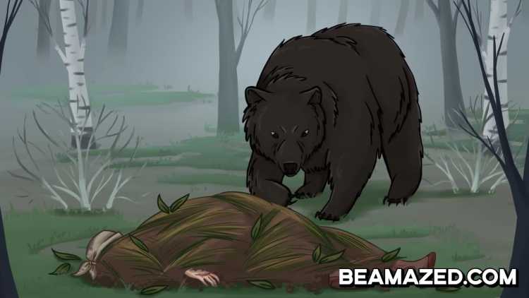 brown bear attack Natalya Pasternak burying Natalya