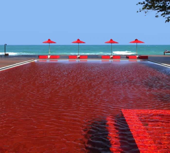 Most Amazing Pools In the World The Library The Red Pool
