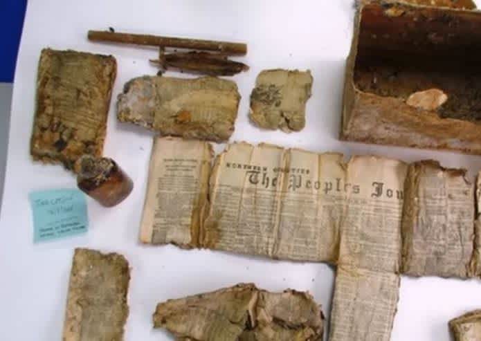 Amazing Discoveries Made By Construction Workers sealed glass container 