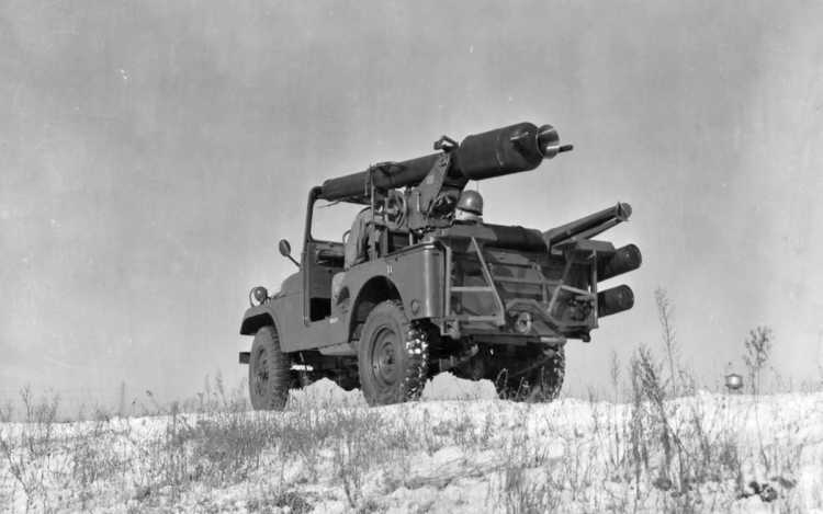 Nuclear Warhead strapped to jeep