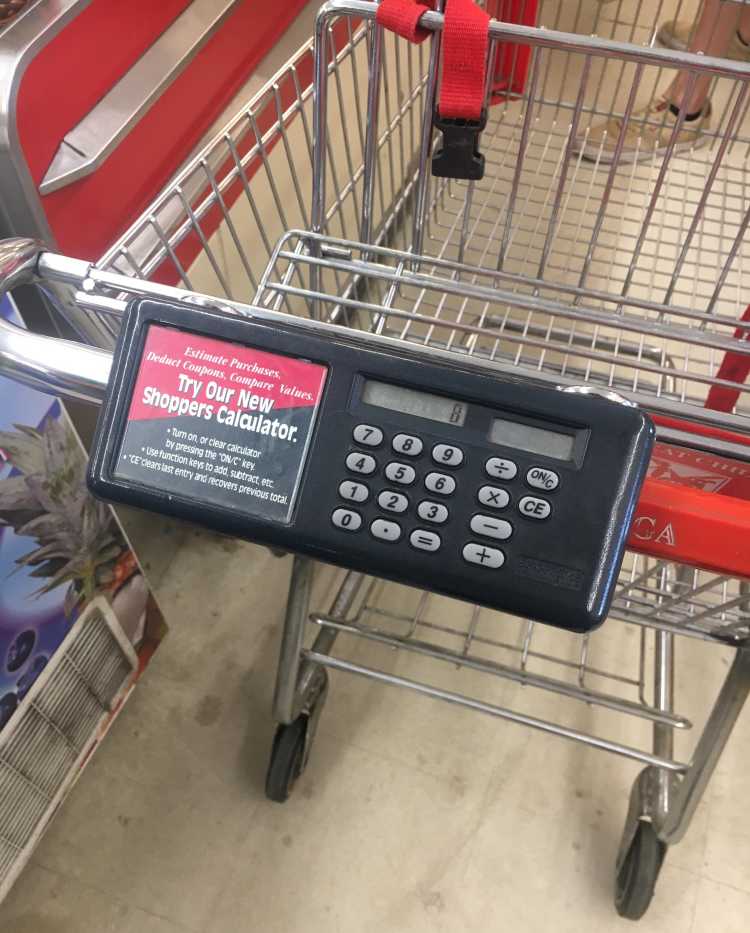 Genius Design Ideas Inventions Shopping Cart Calculator
