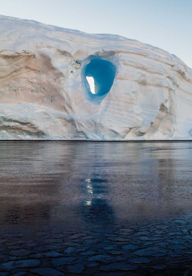 Antarctic hole