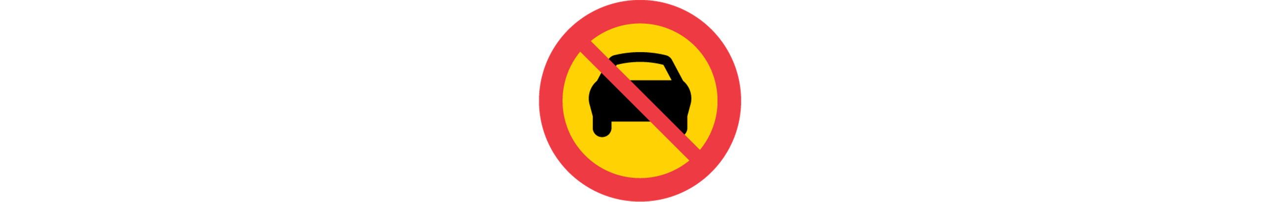 vägmärke för förbud mot trafik med motordrivet fordon med fler än två hjul