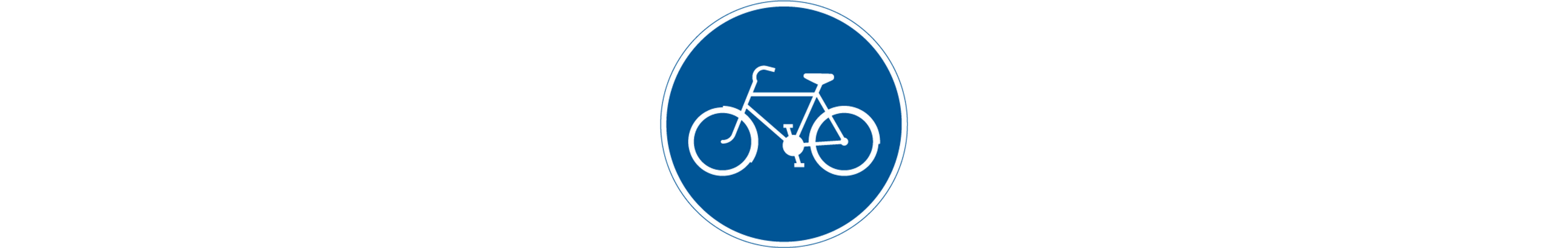 vägmärke för cykelbana