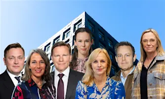 Chefsekonomerna Mattias Persson, Annika Winsth, Jens Magnusson, Susanne Spector, Alexandra Stråberg, Robert Boije och Christina Nyman. | Pressbilder: Swedbank, Nordea, SEB, Danske Bank, Länsförsäkringar, SBAB, Handelsbanken och Riksbanken