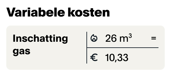 Variabele kosten dynamisch contract