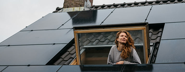 zonnepanelen in gasloze woning