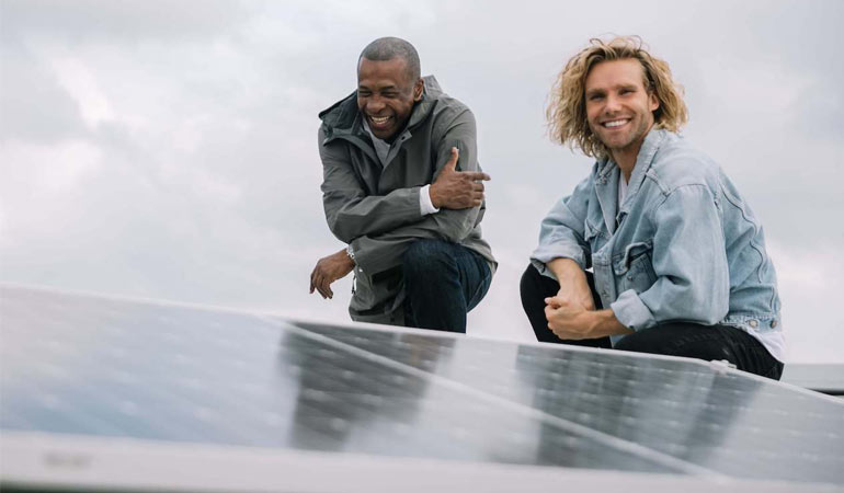 zonnepanelen op het dak