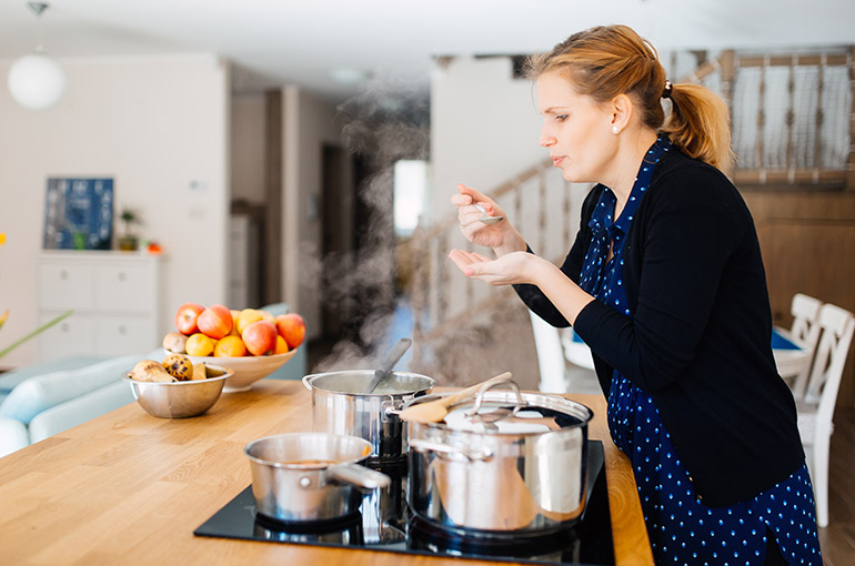 koken op een inductie fornuis