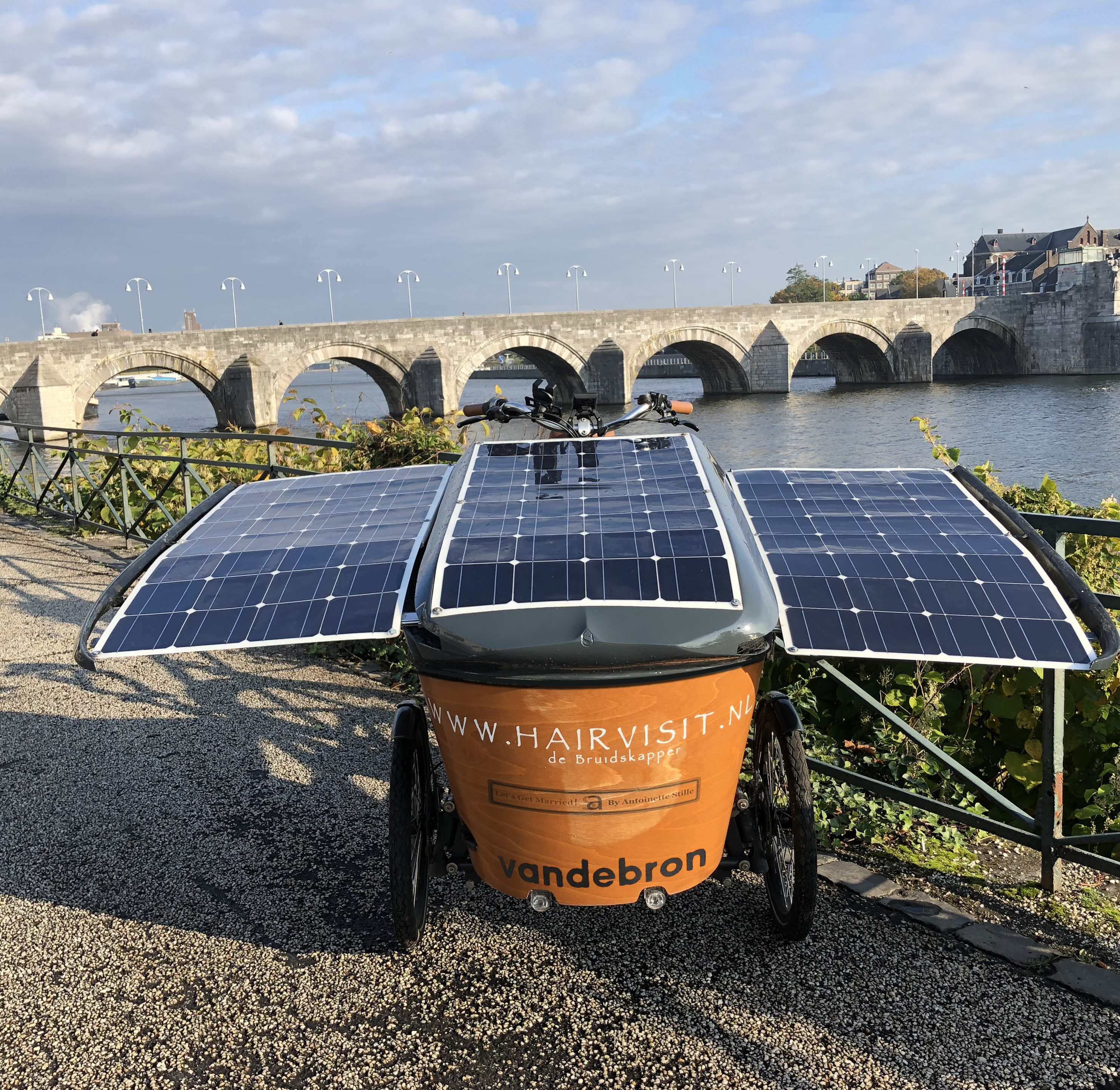 Vandebron bakfiets zonnepanelen