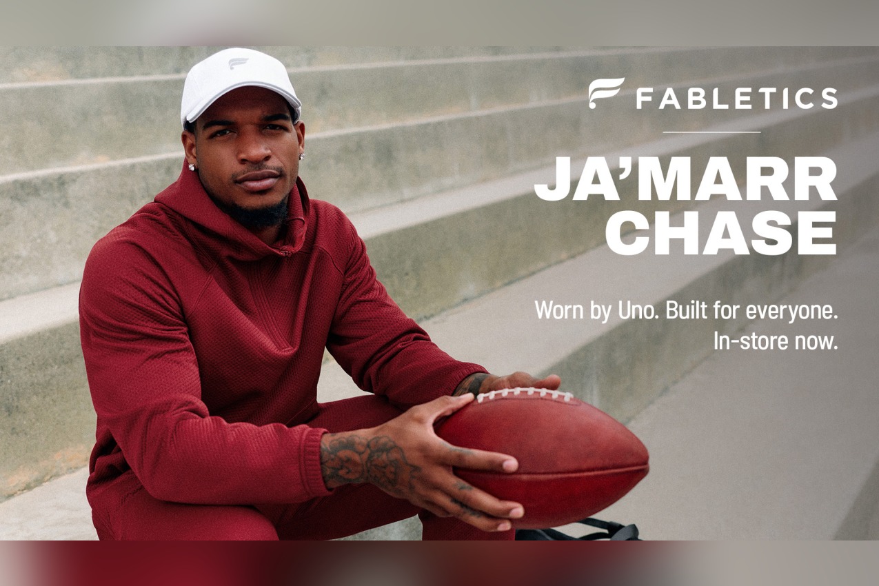 Ja’Marr Chase Is Back with Fabletics