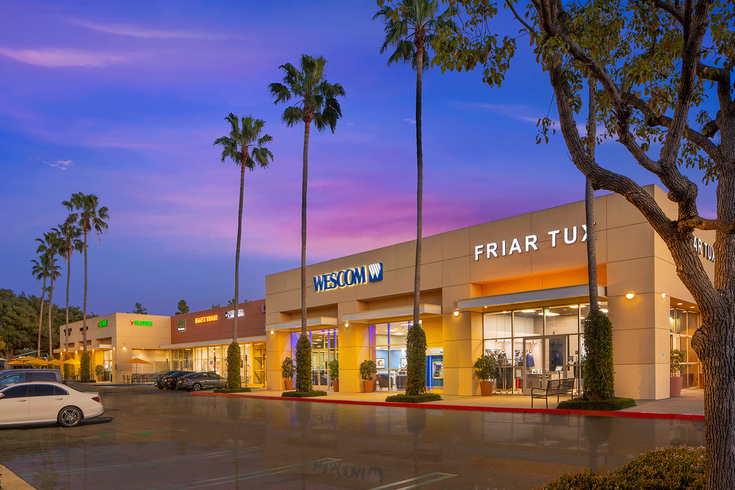  Sunset view of Alton Retail Center