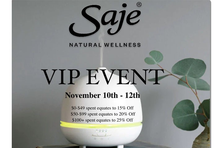 Sale - Saje Natural Wellness