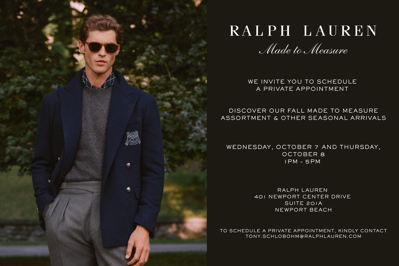 Ralph Lauren | Made To Measure Trunk Show