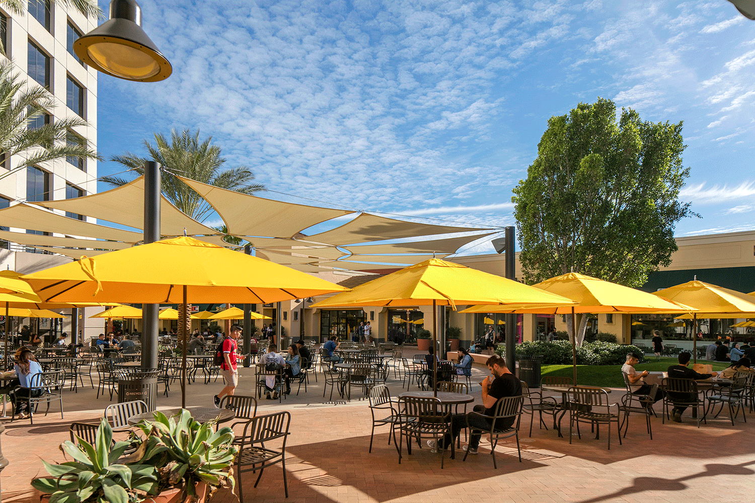  View of Central Patio at University Center