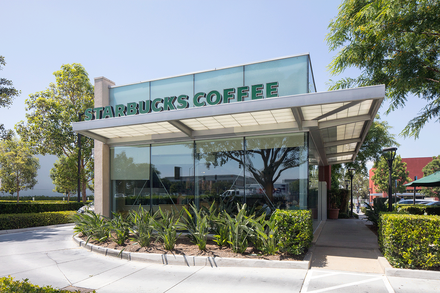  View of Starbucks at Sand Canyon Plaza
