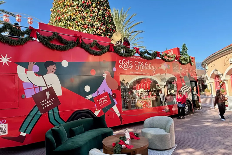 Merry Market Pop-Up Rolls Into Irvine Spectrum Center