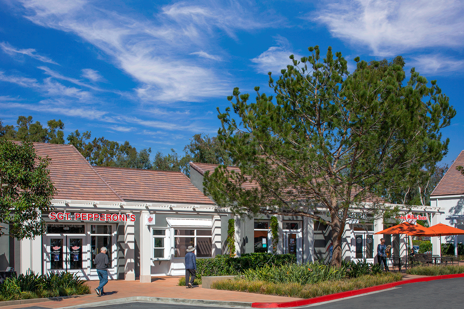  Daytime exterior view of Campus Plaza