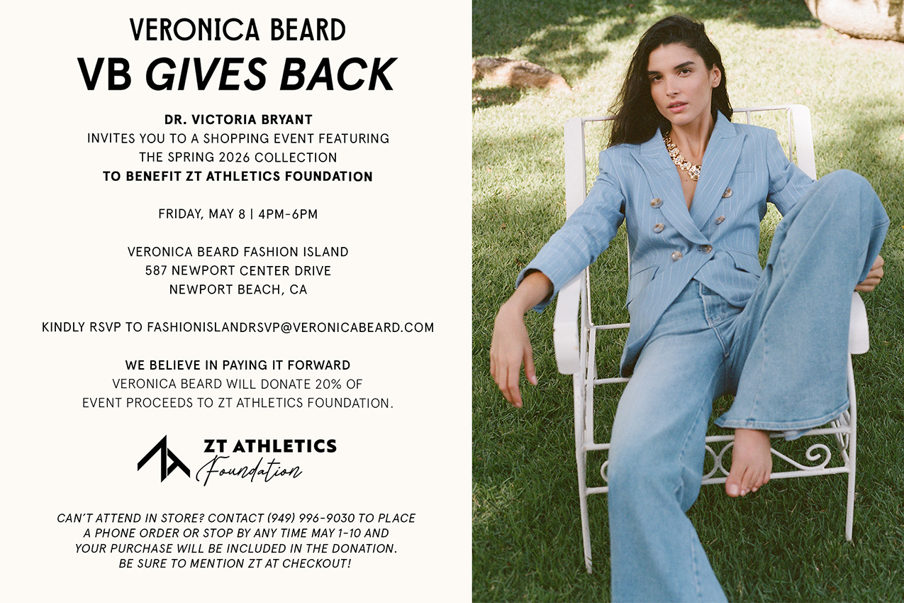 Veronica Beard Gives Back: ZT Athletics Foundation