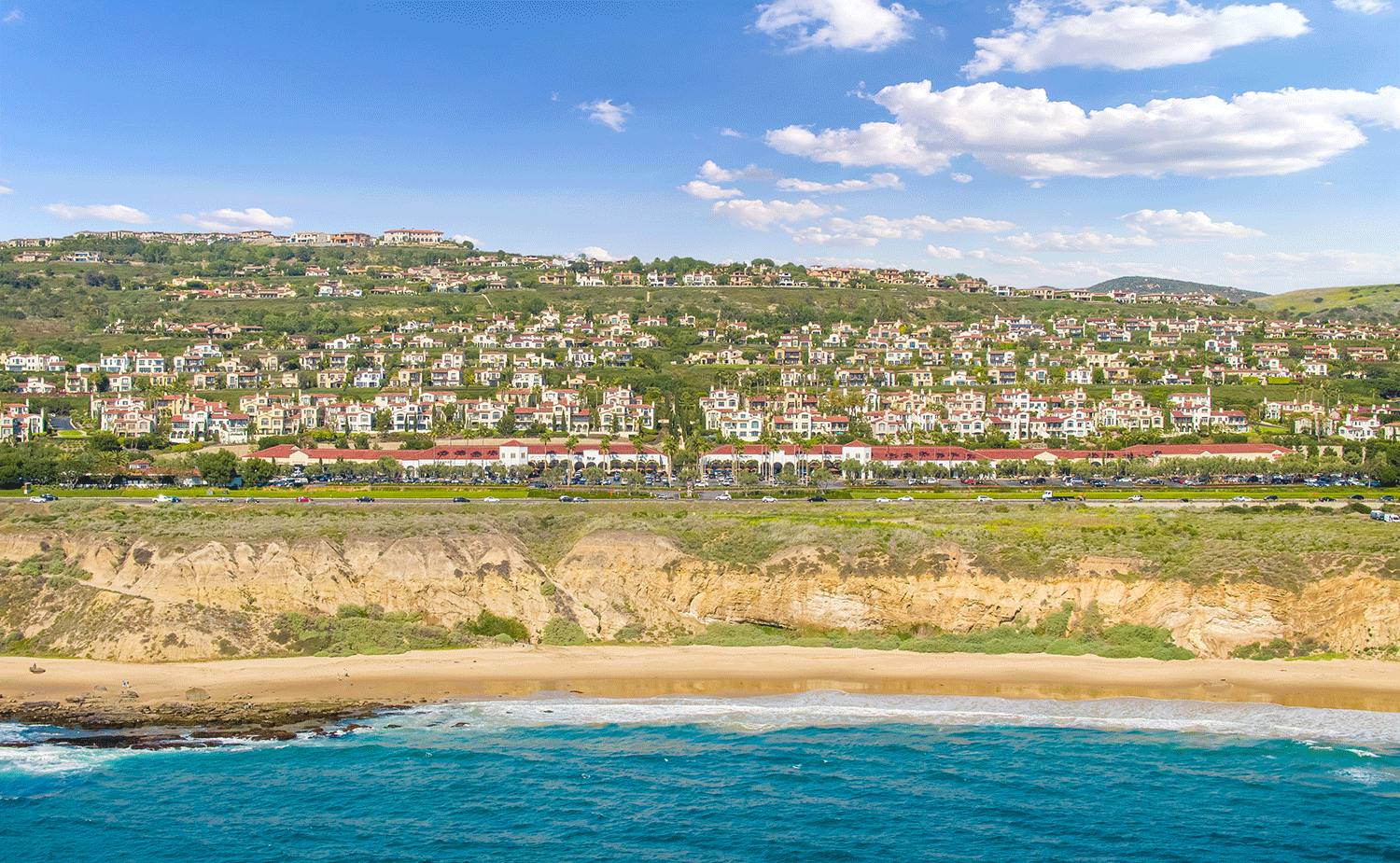  Ariel view of Crystal Cove Shopping Center