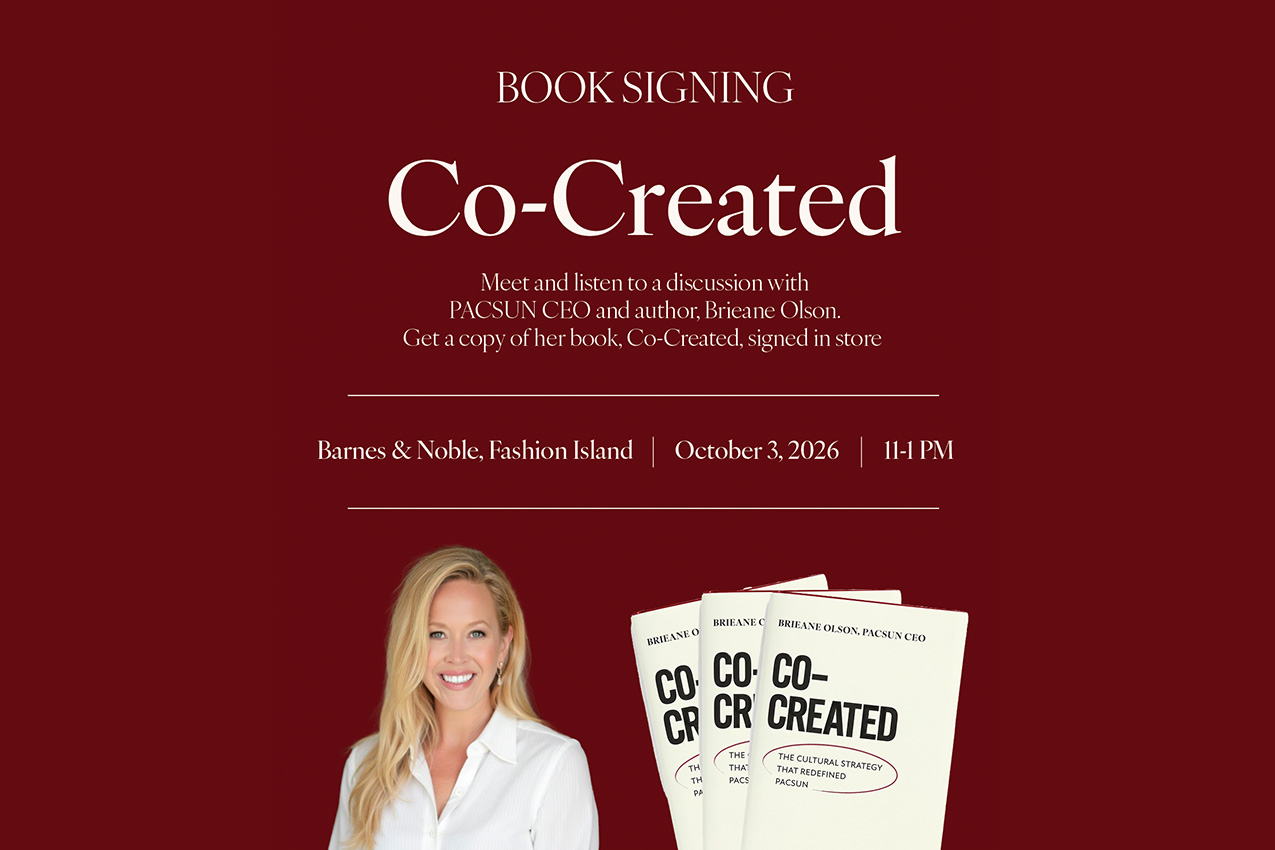 Barnes & Noble x Pacsun Book Signing with Pacsun CEO Brieane Olson
