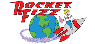 Rocket Fizz Soda Pop and Candy Shop Logo