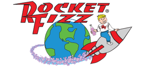 Rocket Fizz Soda Pop and Candy Shop Logo