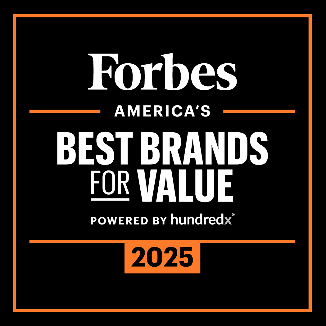 2025 Forbes Best Brands for Value Award Logo