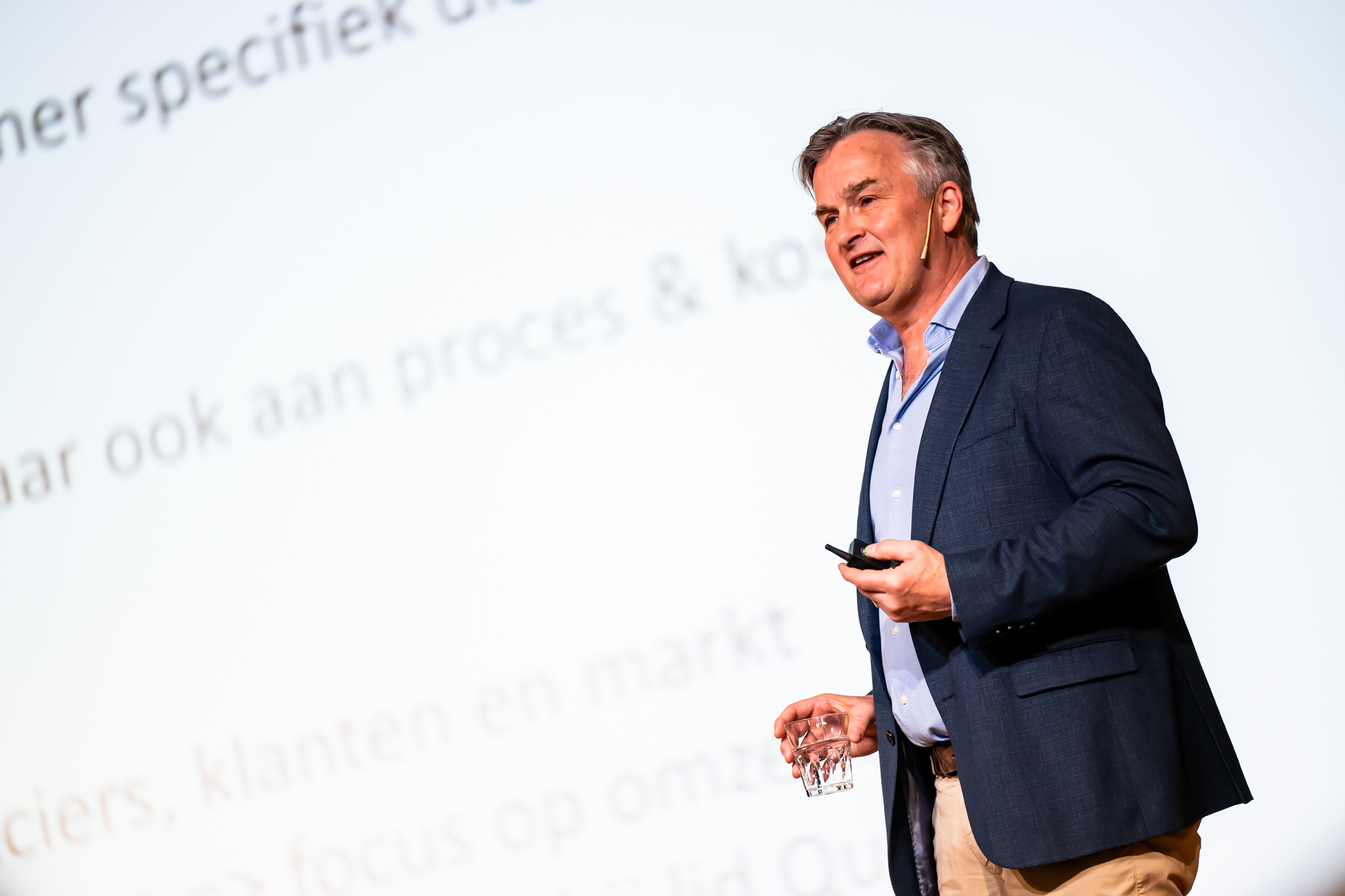 Jan van de Wouw tijdens de AV