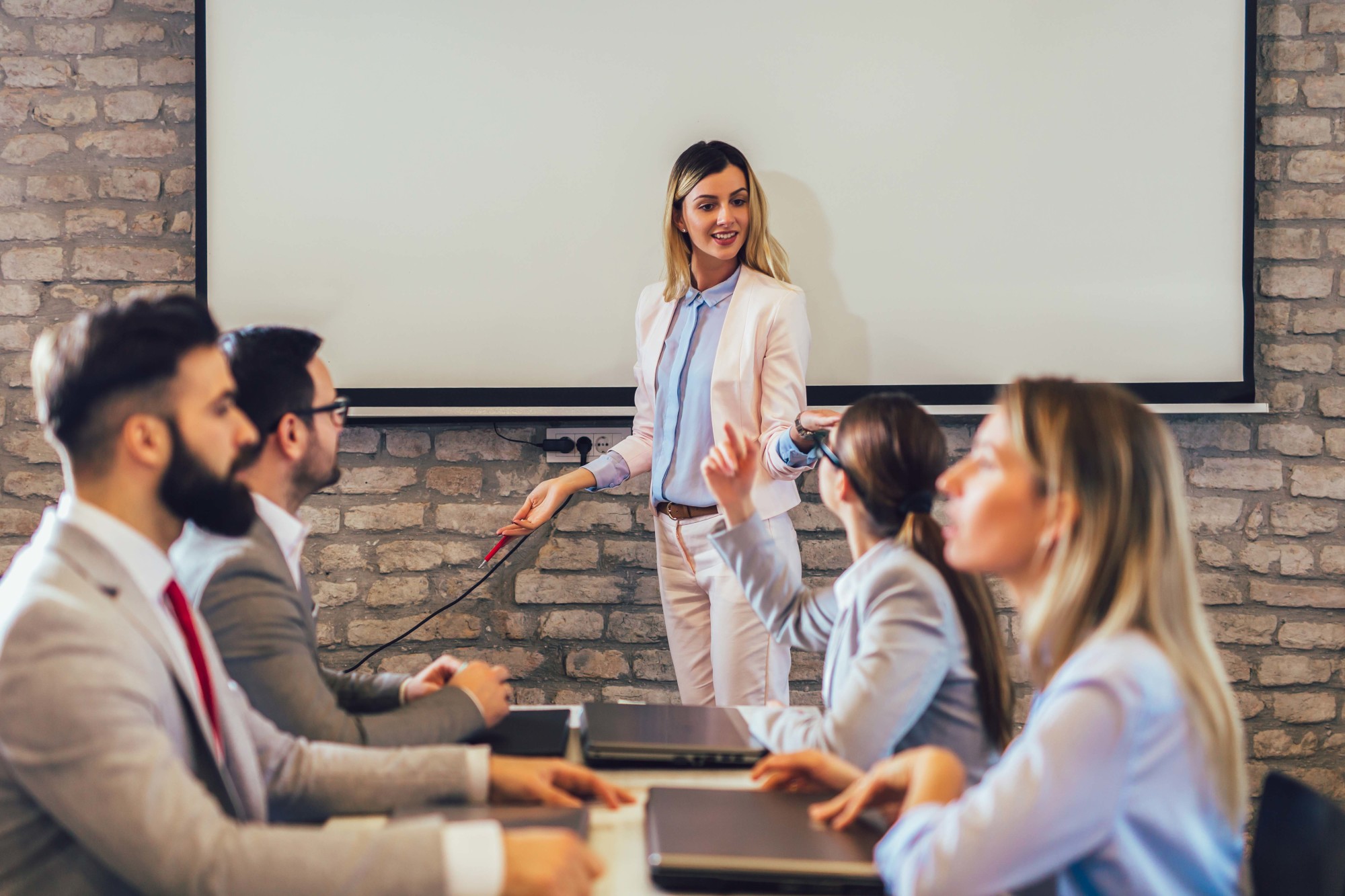 Presenteren met een beamer