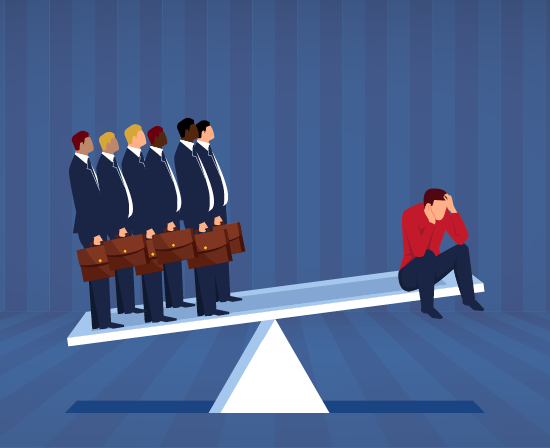 Druk van de maatschappij Druk van de maatschappij