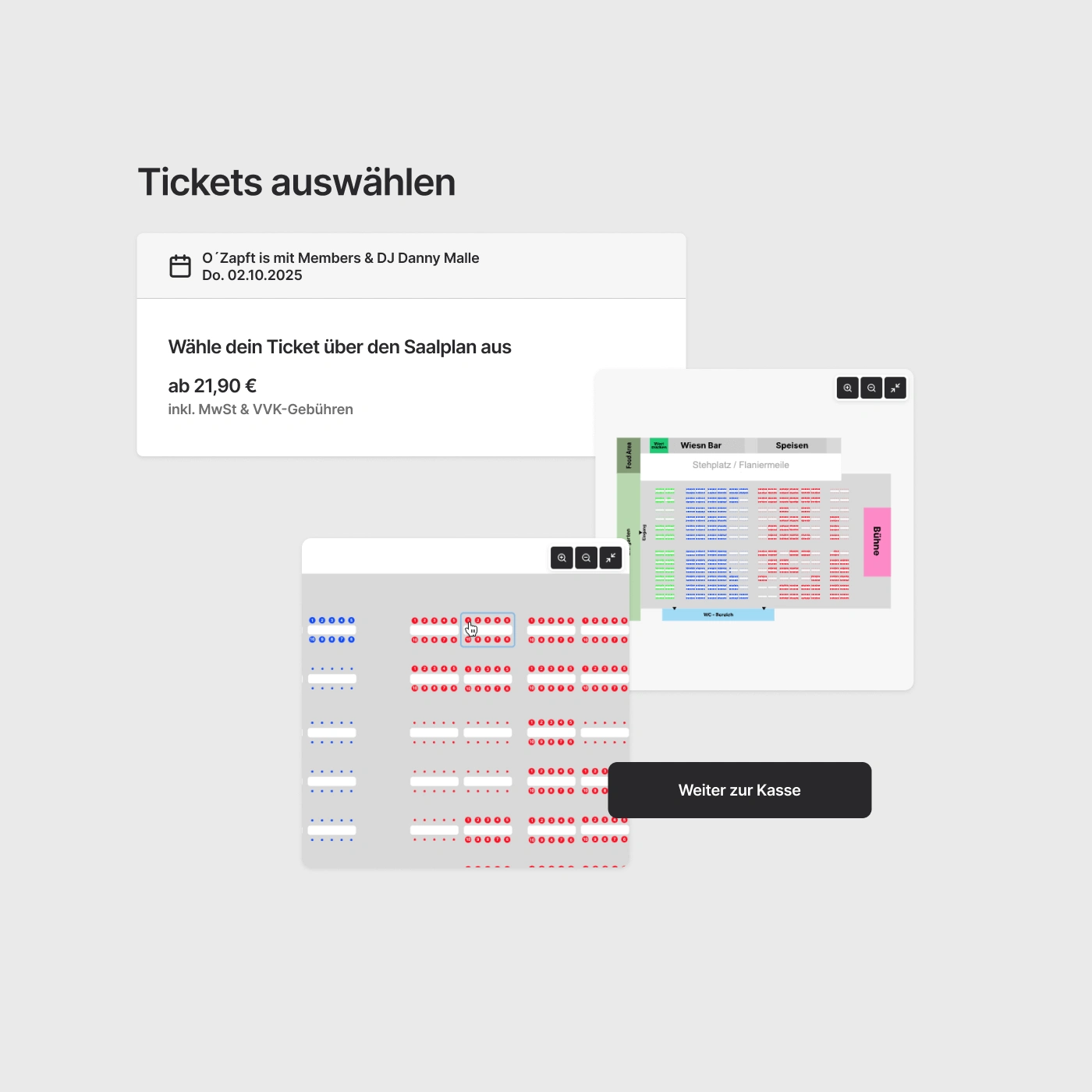 Ditix Event Shop Saalplan