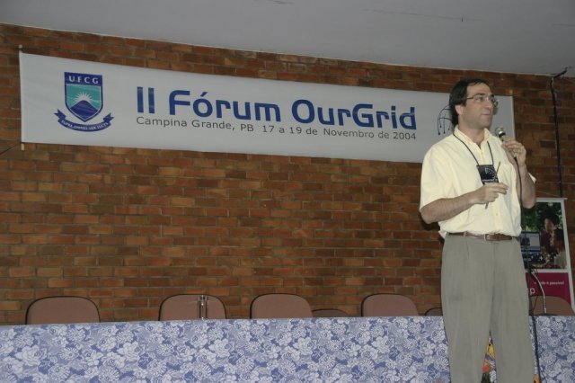 Palestrante de Abertura — II Fórum OurGrid