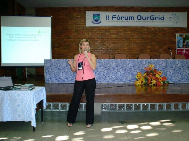 Palestrante Feminina no II Fórum OurGrid