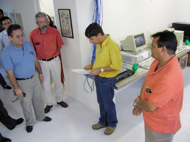 Apresentação na Inauguração do Laboratório