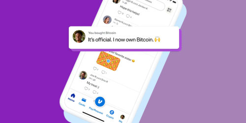 Buy crypto with Venmo app