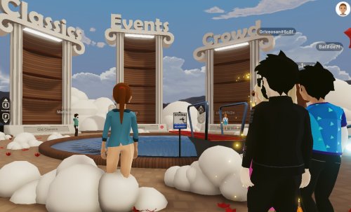 GeteWallet Team exploring Decentraland Metaverse.