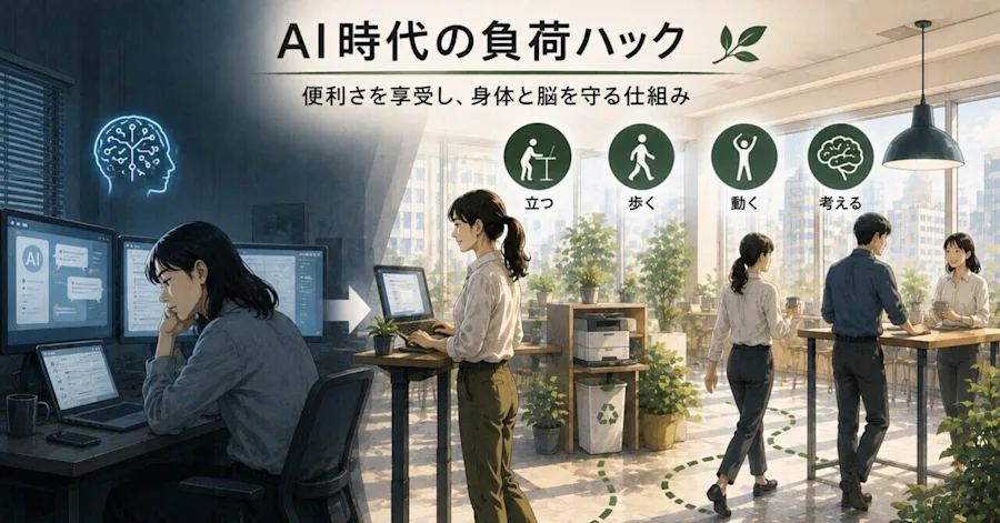 便利すぎる生活で進むフレイル?日常に「自然な負荷」を