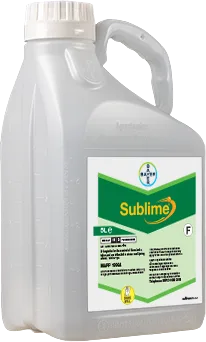 Large plastic bottle printed with a label of the Sublime logo 