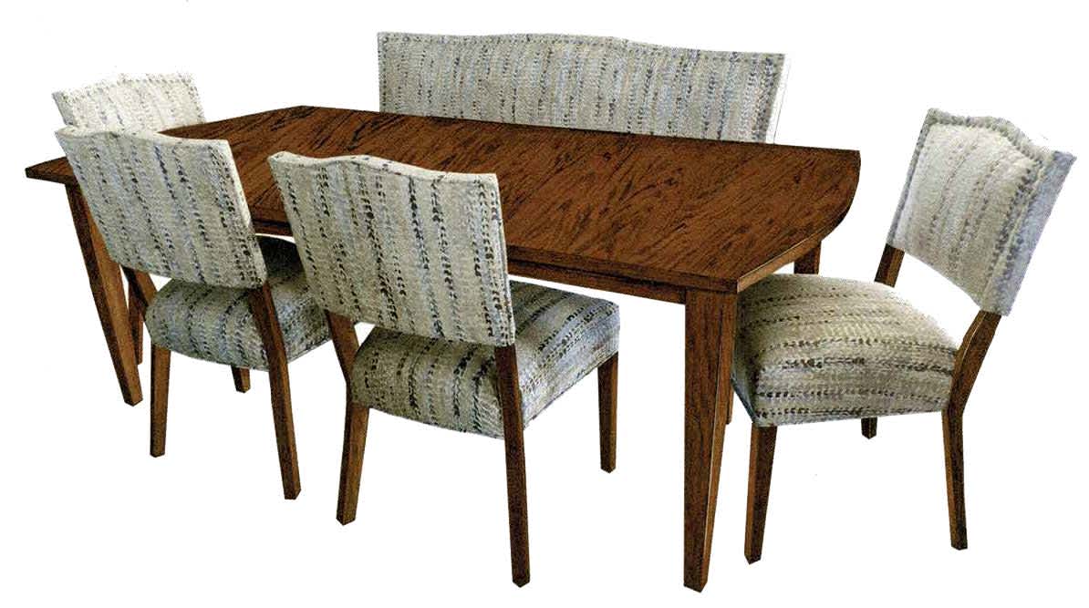 Shaker Leg Table Oak & Maplewood