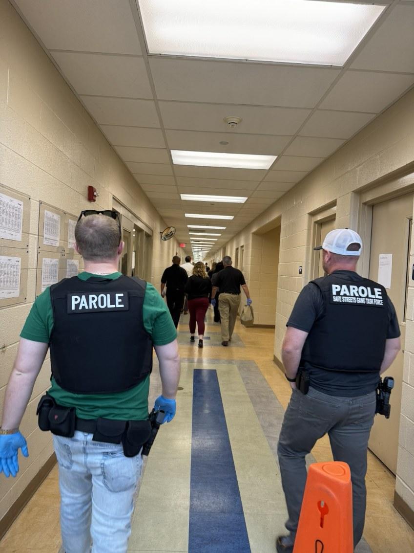 Parole and others in hall - MCCBCF Aug 2025