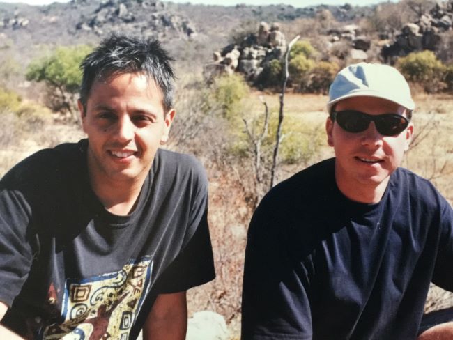 Mark and Kevin, Zimbabwe 1997 resized