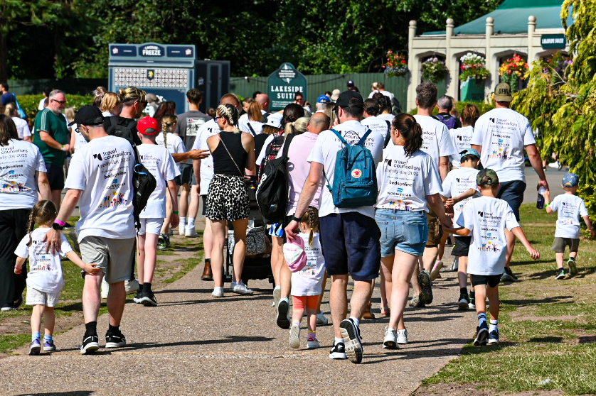 Family Day Walking Shot
