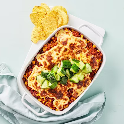 Tacogratäng med grönsaker