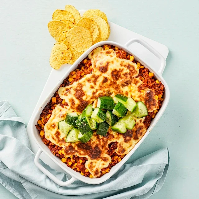 Tacogratäng med grönsaker