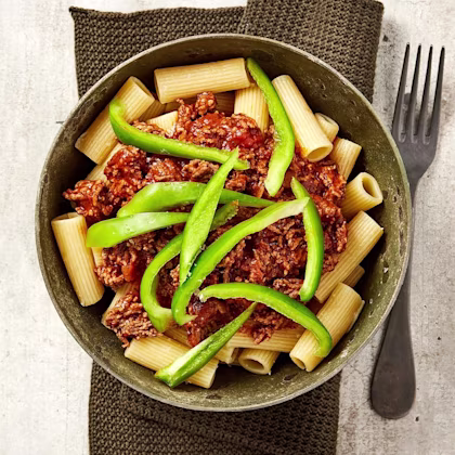 Köttfärssås med paprika